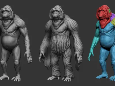 Orangutan  3D model