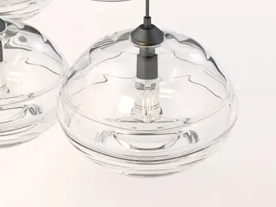 John Pomps Handcrafted Luxury Edison Bulb Light pendant  3D model