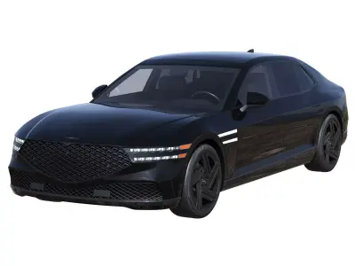 Genesis G90 Prestige Black 3D model