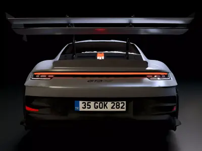 2023 Porsche 911 GT3RS WITH LIVERY 3D model