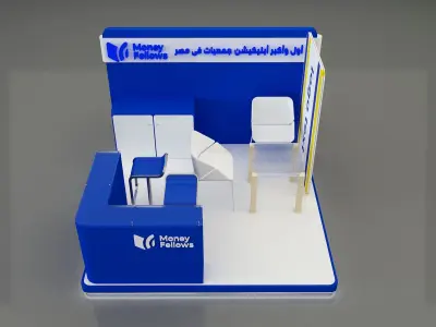 Booth Exhibition Stand a653b 3D model