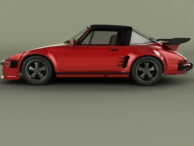 Porsche 911 Slantnose Targa 3D model