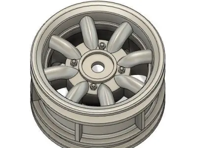 Mini lite 42mm rc Rim STL file 3D print model