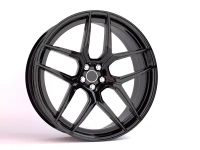 Generic 2 Sport Wheels Low-poly 3D model