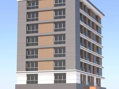 modern building 3D model