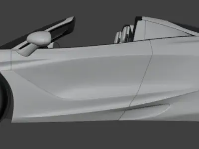 Mclaren 720s Spider 3D model from CGTrader