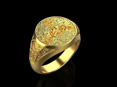 Ring Signet  125 3D print model