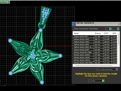 STAR PENDANT 3D PRINTABLE MODEL  3D print model