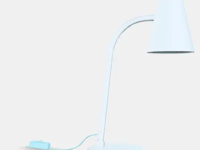 FUBBLA desk lamp LED Low-poly 3D model