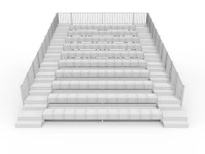 Bleachers 56 3D model