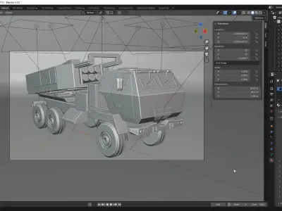 M142 HIMARS 3D model