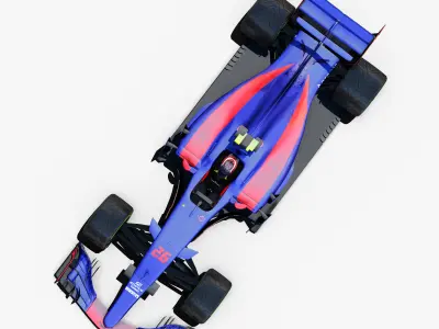 Toro Rosso STR12 Low-poly 3D model