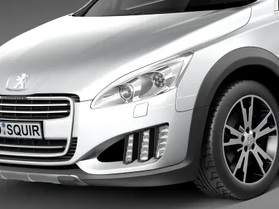 Peugeot 508 RXH 2013 3D model
