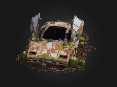 Deserted Dreams  Echoes of a Lost Civilization 3D model
