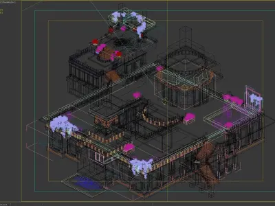 castle build 3D model purchase