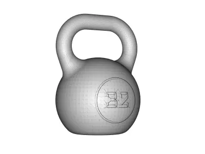 Kettlebell 32kg 3D print model