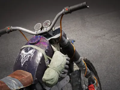 Last Guns - Doomsday Bike Low-poly 3D model