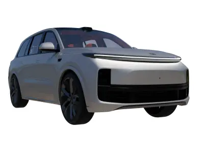 Lixiang L9 2024 Low-poly 3D model