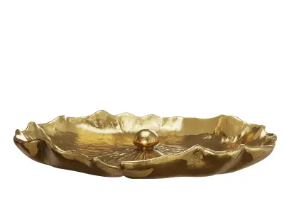 Lotus Leaf Wall Sculpture 3D model