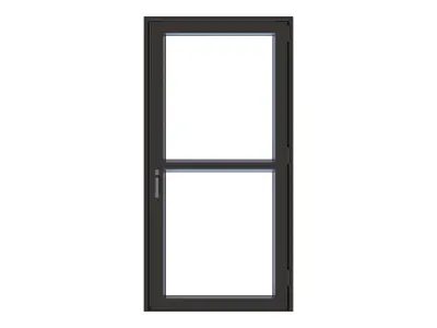 Entrance Aluminum Door 3D model