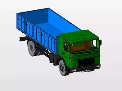 Roman Truck 1 87  1 24 3D print model