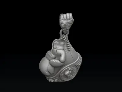 Boxing Pendant 3D print model