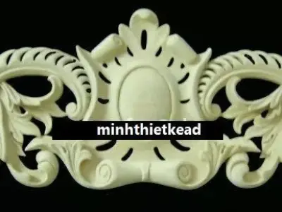  Decorative patterns frames  CNC machine output 3D model