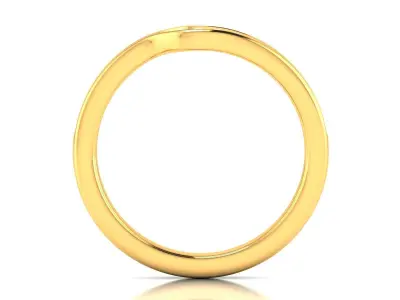 Band 3dm Render Details elegant gold diamond ring 3D print model
