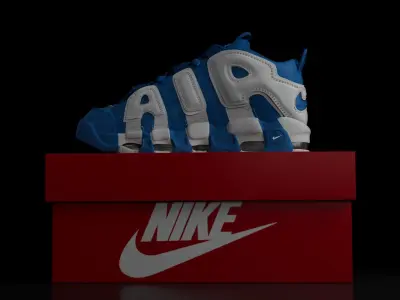 Nike Air More Uptempo 96 PRM 3D model