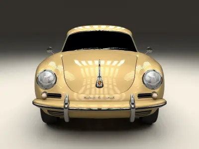 Porsche 356 Coupe 3D model