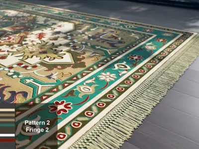 Unreal Engine Carpet Builder Low-poly 3D model