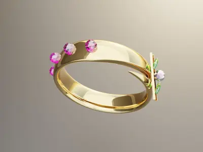 jewelry ring 3D print model