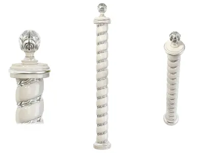 Classic baluster 05 3D model