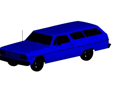 Chevrolet Chevelle station  3D model