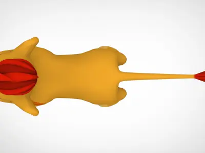 Kion Cub Low-poly 3D model