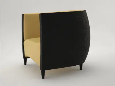 Pro - Armchair Africa Alexandra Design Studio 3D model