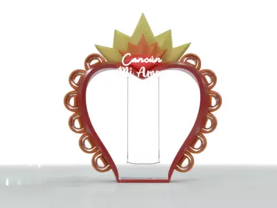 corazon Milagro columpio Free low-poly 3D model