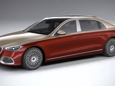 Mercedes-Benz S-Class Maybach 2021 3D model