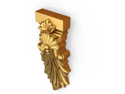  Corbels STL 01 3D print model