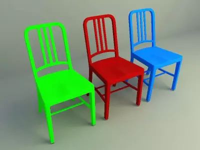 Exclusive High End Luxury Chairs 3D model