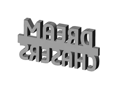 Dream chasers onlay relief 3D print model