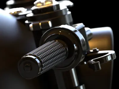 Motorcycle Triumph 3D model