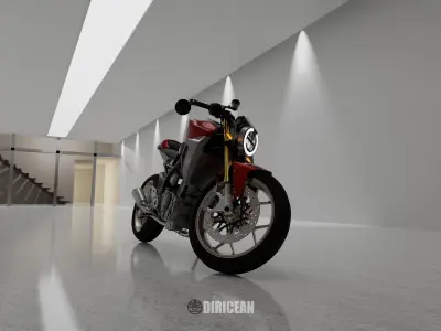 Custom CB 250 RR Neo Sport Cafe Low-poly 3D model