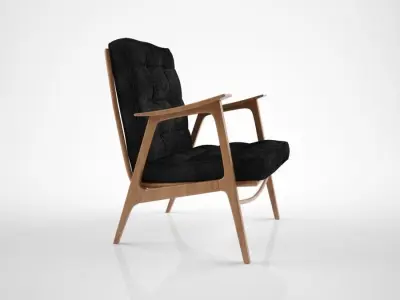 Pierre Guariche Vendome armchair 3D model