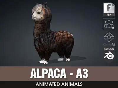 Alpaca-A3 3D model