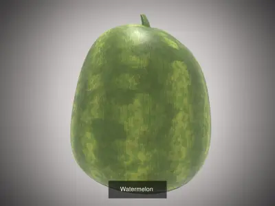 Low poly fruits asset pack 3D Model Collection