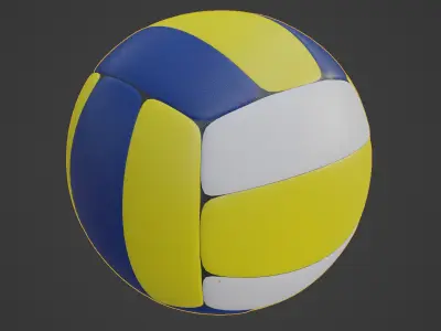  Volleyball Ball 03 Low-poly 3D model