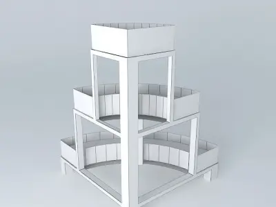 Pot Corner Flower Corner Free 3D model