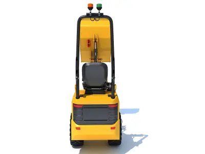 Site Dumper Bucket Vehicle 3D model
