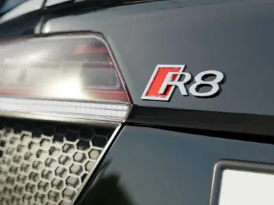 Audi R8 V10 Rigged 3D model
